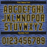 Muster 3D Baseball Schwarz-Gold Design Licht Benutzerdefinierte Blau Jersey Muster 3D Baseball Schwarz-Gold Design Licht Benutzerdefinierte Blau Jersey