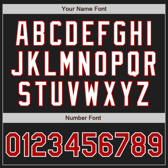 Split Schwarz Jersey Baseball Authentische Custom Rot-Grau Mode Split Schwarz Jersey Baseball Authentische Custom Rot-Grau Mode