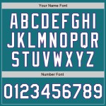 Custom Jersey Weiß-Lila Teal Authentic Baseball