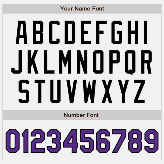 Authentisches Lila Baseball-Trikot mit weißen Nadelstreifen und schwarzem Authentisches Lila Baseball-Trikot mit weißen Nadelstreifen und schwarzem