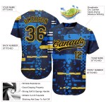 Marine-Gold Muster Design Marine authentische Jersey 3D Custom Baseball Marine-Gold Muster Design Marine authentische Jersey 3D Custom Baseball
