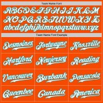 Jersey Fade Weiß-Teal Custom Authentic Orange Fashion Baseball Jersey Fade Weiß-Teal Custom Authentic Orange Fashion Baseball