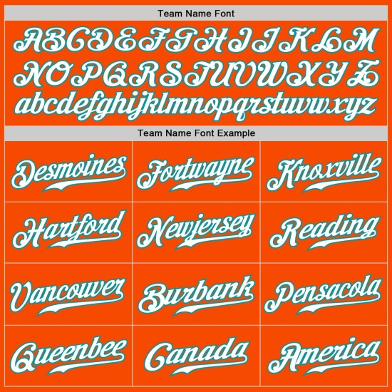 Jersey Fade Weiß-Teal Custom Authentic Orange Fashion Baseball Jersey Fade Weiß-Teal Custom Authentic Orange Fashion Baseball