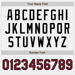 Nadelstreifen Baseball Schwarz Authentic Weiß Custom Crimson Jersey Nadelstreifen Baseball Schwarz Authentic Weiß Custom Crimson Jersey