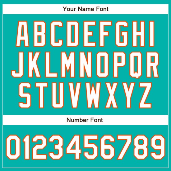 Authentisches Weiß-Orange Custom Jersey Baseball Aqua Authentisches Weiß-Orange Custom Jersey Baseball Aqua