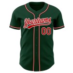 Rot-Weiß Baseball Authentic Jersey Grün Custom