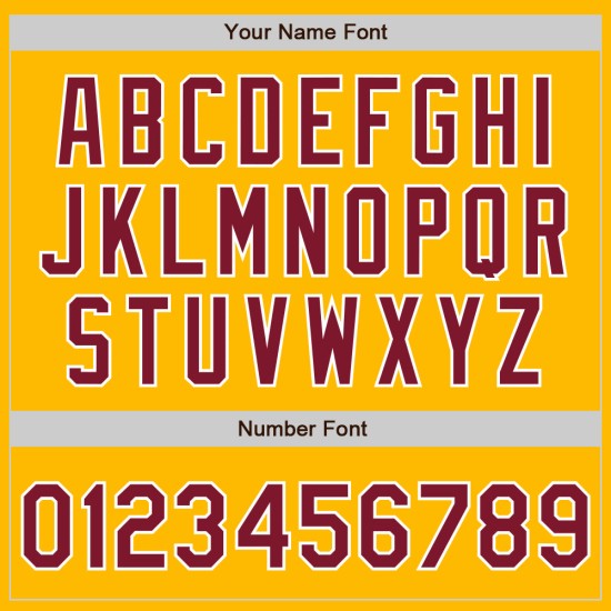 Baseball Crimson-Weißgold Authentic Custom Jersey