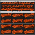 Jersey Baseball Custom Orange Authentic Schwarz Jersey Baseball Custom Orange Authentic Schwarz