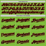 Neon Baseball Schwarz-Rot Custom Grün Authentic Trikot Neon Baseball Schwarz-Rot Custom Grün Authentic Trikot