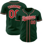 Rot-Weiß Baseball Authentic Jersey Grün Custom