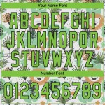 Lions Custom Neon 3D Hawaii Authentic Palm Jersey Blätter Muster Design Baseball Und Weiß Grün-Schwarz Lions Custom Neon 3D Hawaii Authentic Palm Jersey Blätter Muster Design Baseball Und Weiß Grün-Schwarz