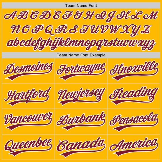 Baseball Crimson-Weißgold Authentic Custom Jersey