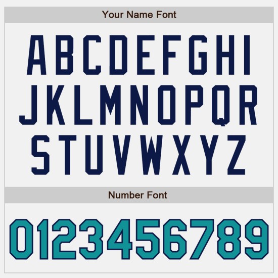 Weiß Navy Authentic Teal Jersey Custom Baseball Nadelstreifen