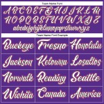 Benutzerdefinierte Lila Authentic Baseball Trikot Pink-Schwarz Benutzerdefinierte Lila Authentic Baseball Trikot Pink-Schwarz