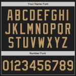 Schwarzes Baseball-Trikot, benutzerdefiniertes altes authentisches Gold Schwarzes Baseball-Trikot, benutzerdefiniertes altes authentisches Gold