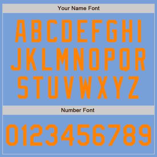 Blue Bay Light Authentic Baseballtrikot, individuell gestaltet, Orange Blue Bay Light Authentic Baseballtrikot, individuell gestaltet, Orange