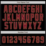 Nadelstreifen authentische benutzerdefinierte Crimson-Old Gold Gold Baseball schwarz Jersey alt Nadelstreifen authentische benutzerdefinierte Crimson-Old Gold Gold Baseball schwarz Jersey alt